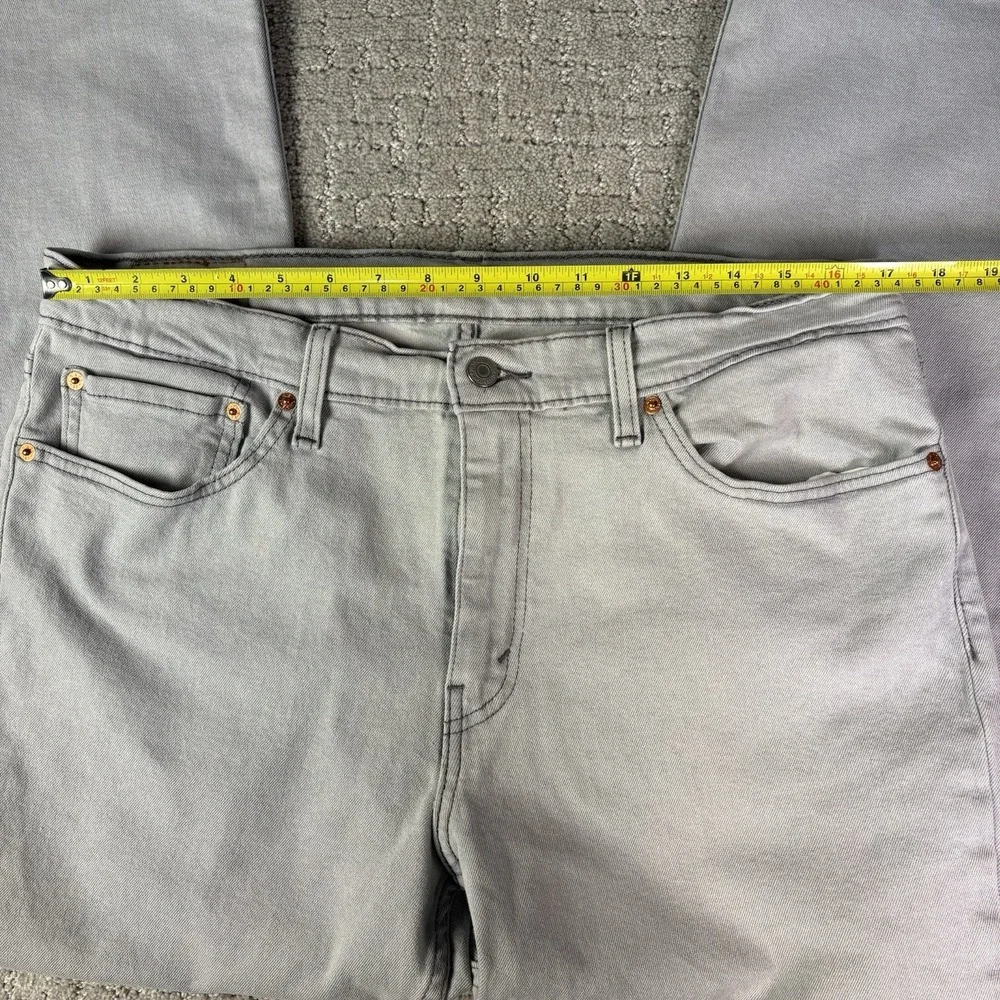 Levis 511 Denim Jeans Mens 36x32 Fits 34x26 Gray Straight Leg Casual Pants